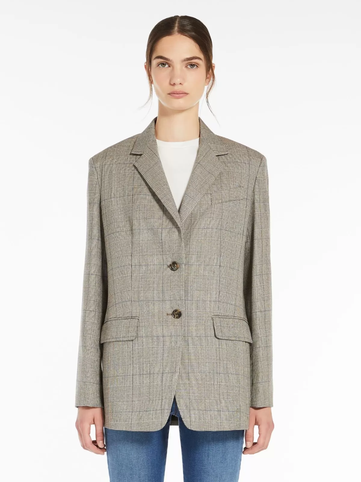 Jackets And Blazers*Max Mara Batavia wool single-breasted blazer BISCUIT