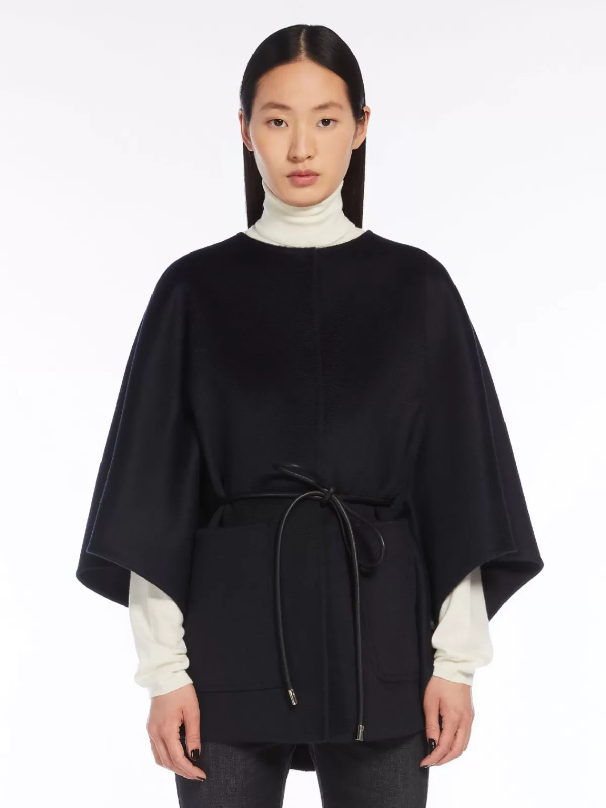 Capes*Max Mara Cashmere cape ULTRAMARINE