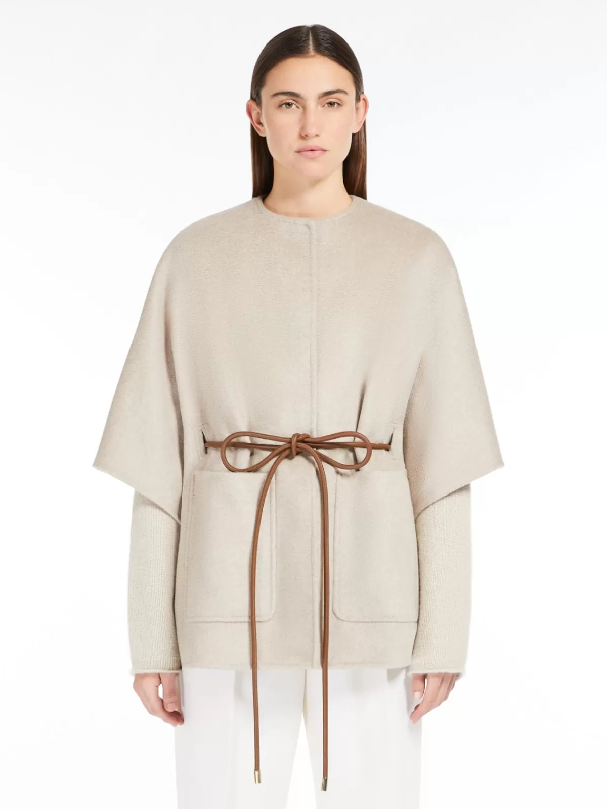 Capes*Max Mara Cashmere cape SAND