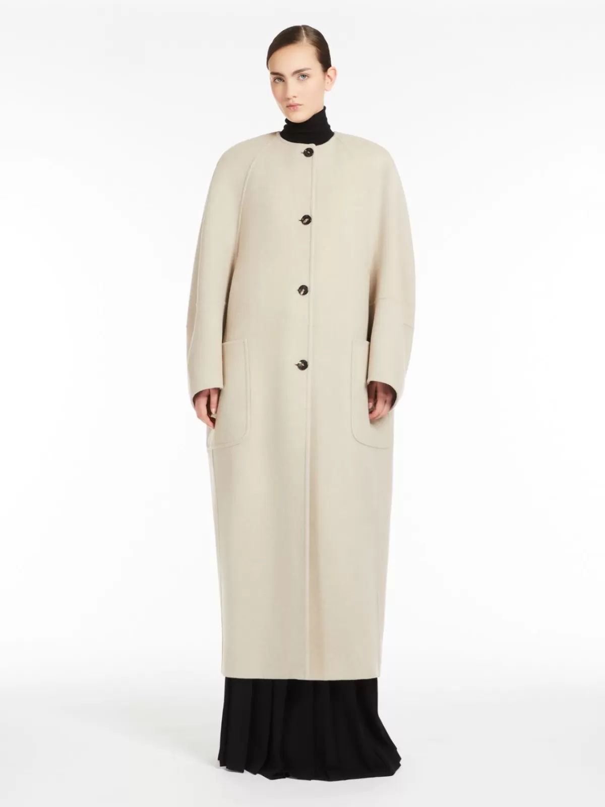 Coats*Max Mara Cashmere cardigan coat BEIGE