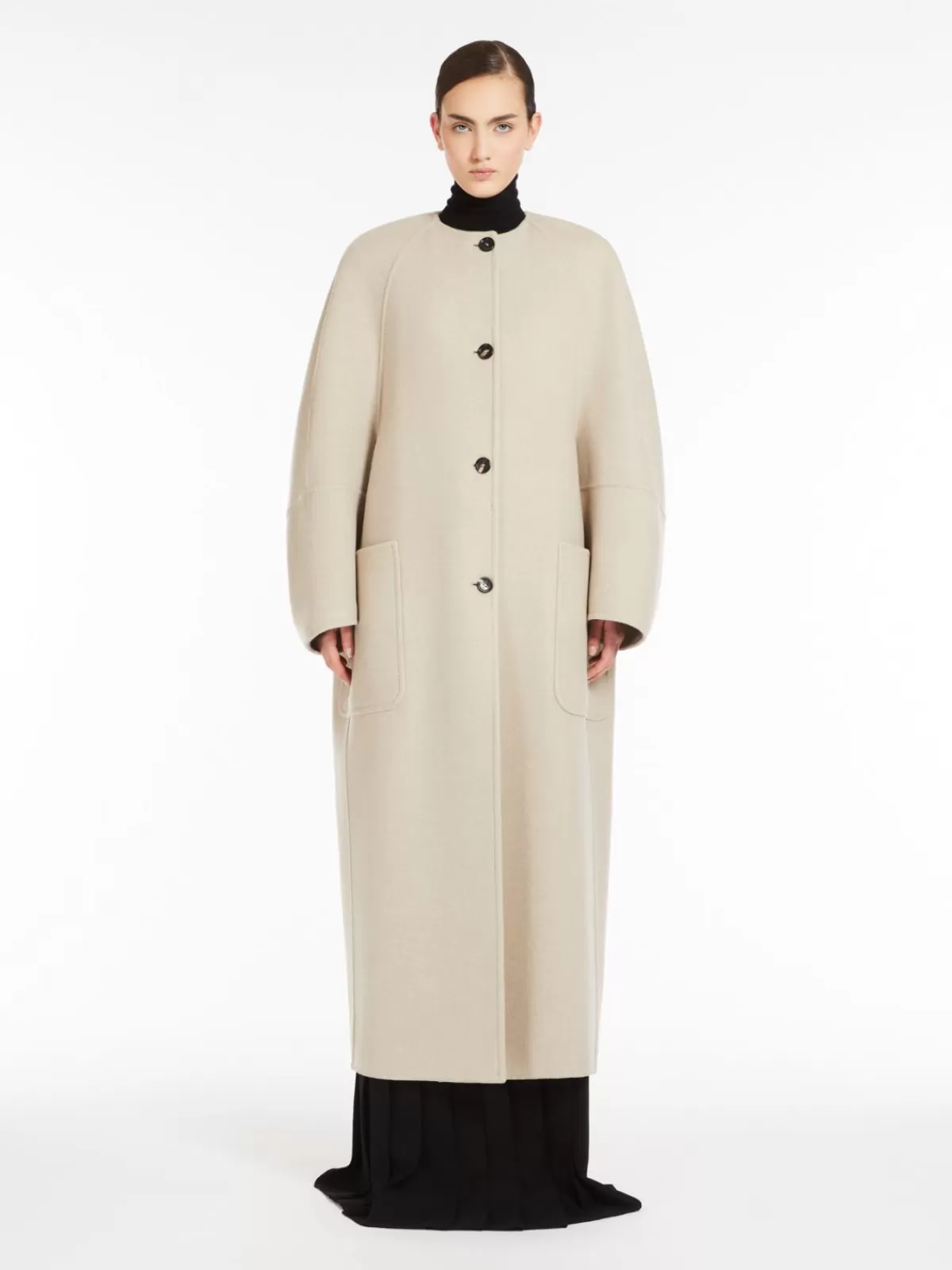 Coats*Max Mara Cashmere cardigan coat BEIGE