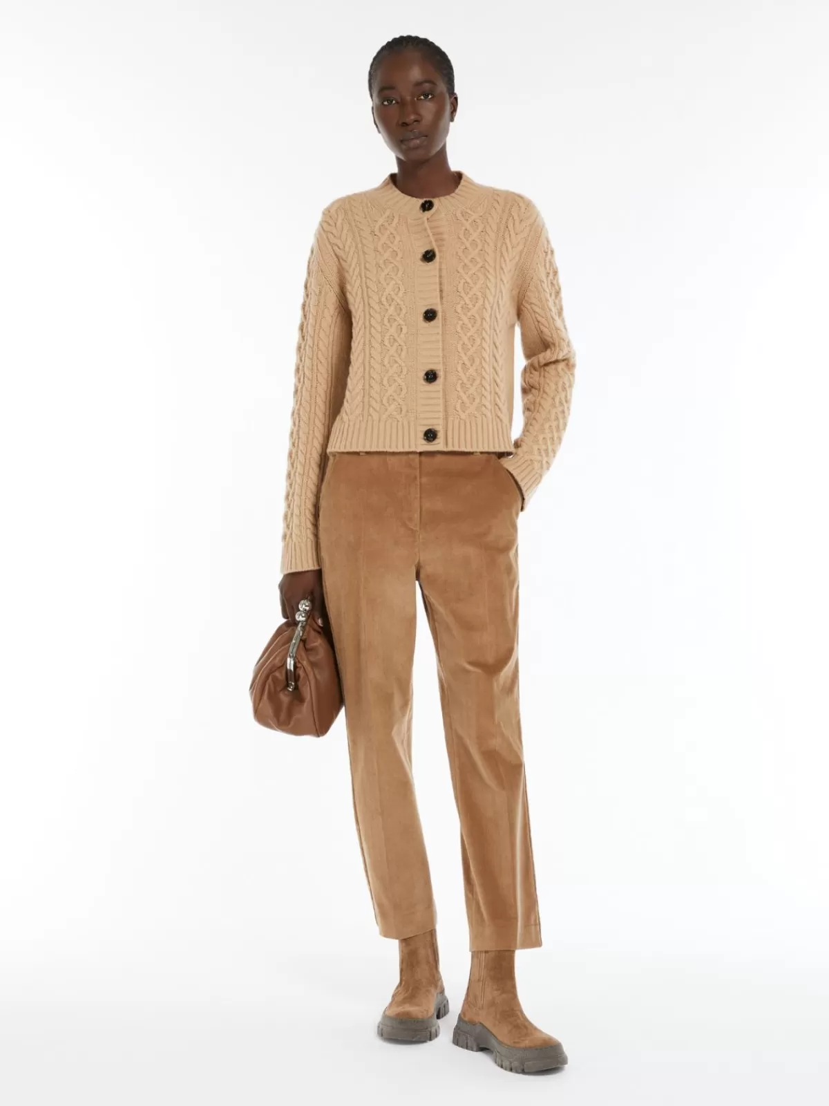 Trousers And Jeans*Max Mara Corduroy trousers CAMEL