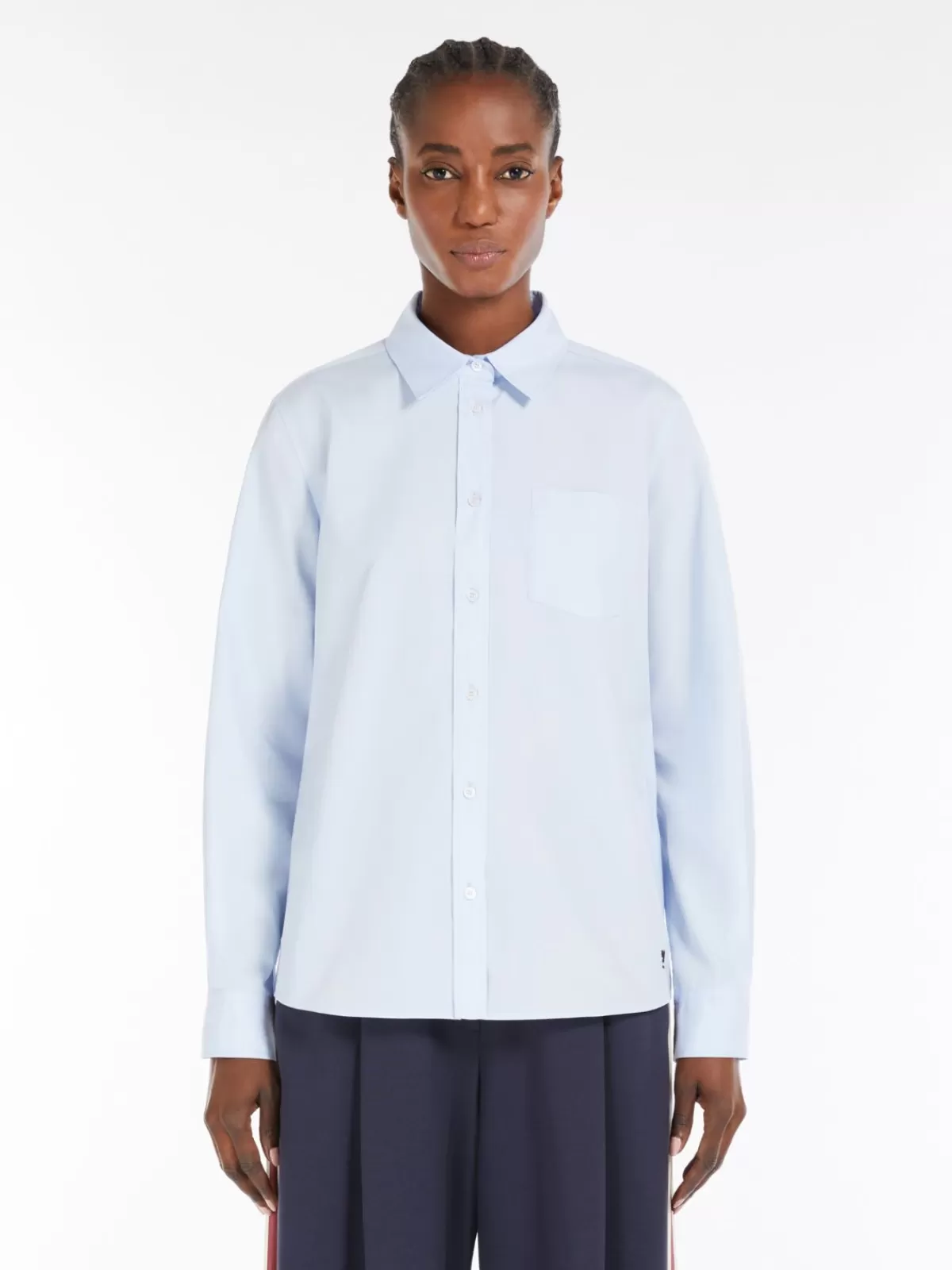 Blouses*Max Mara Cotton Oxford shirt LIGHTBLUE