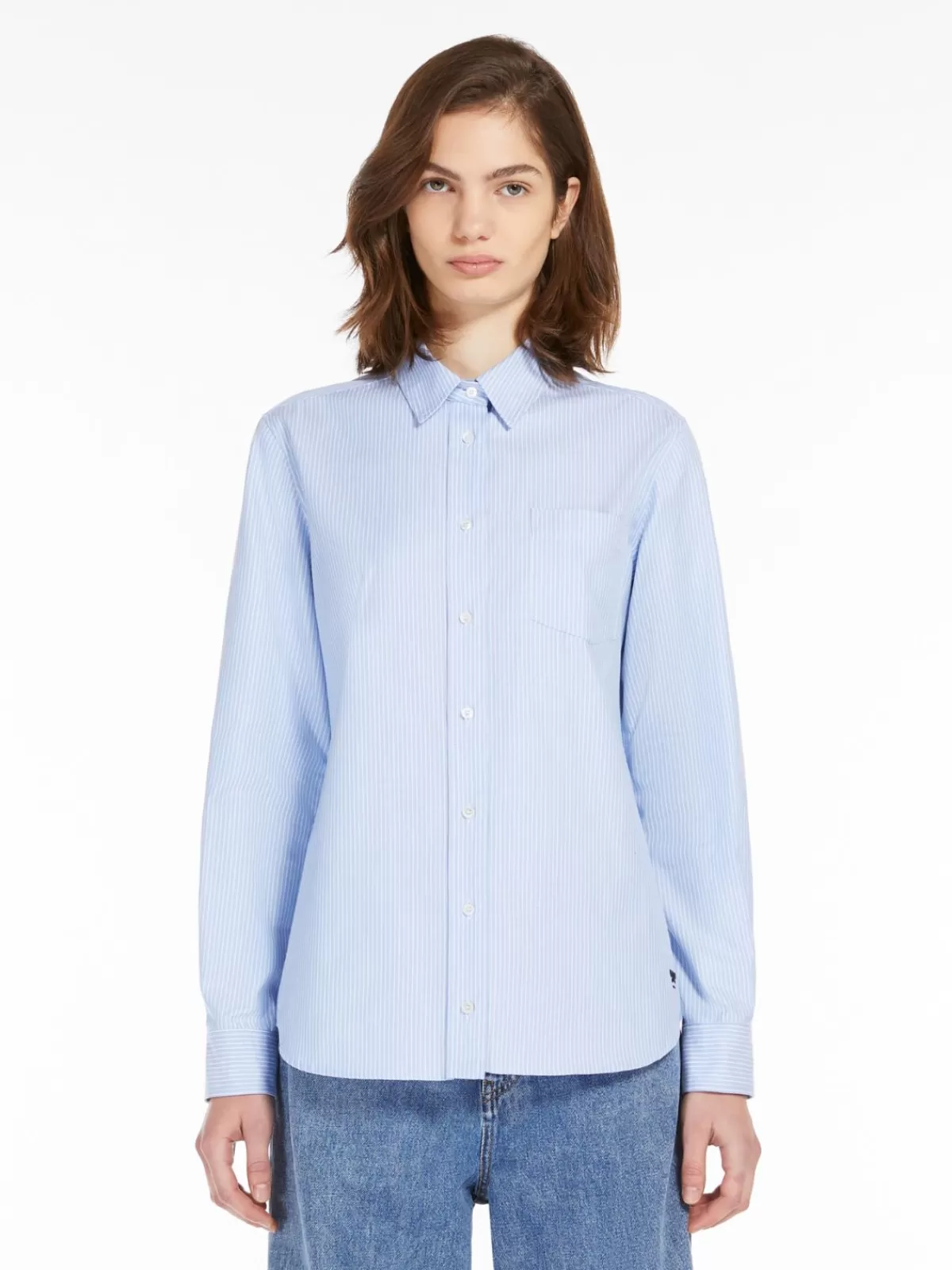 Blouses*Max Mara Cotton Oxford shirt LIGHTBLUE