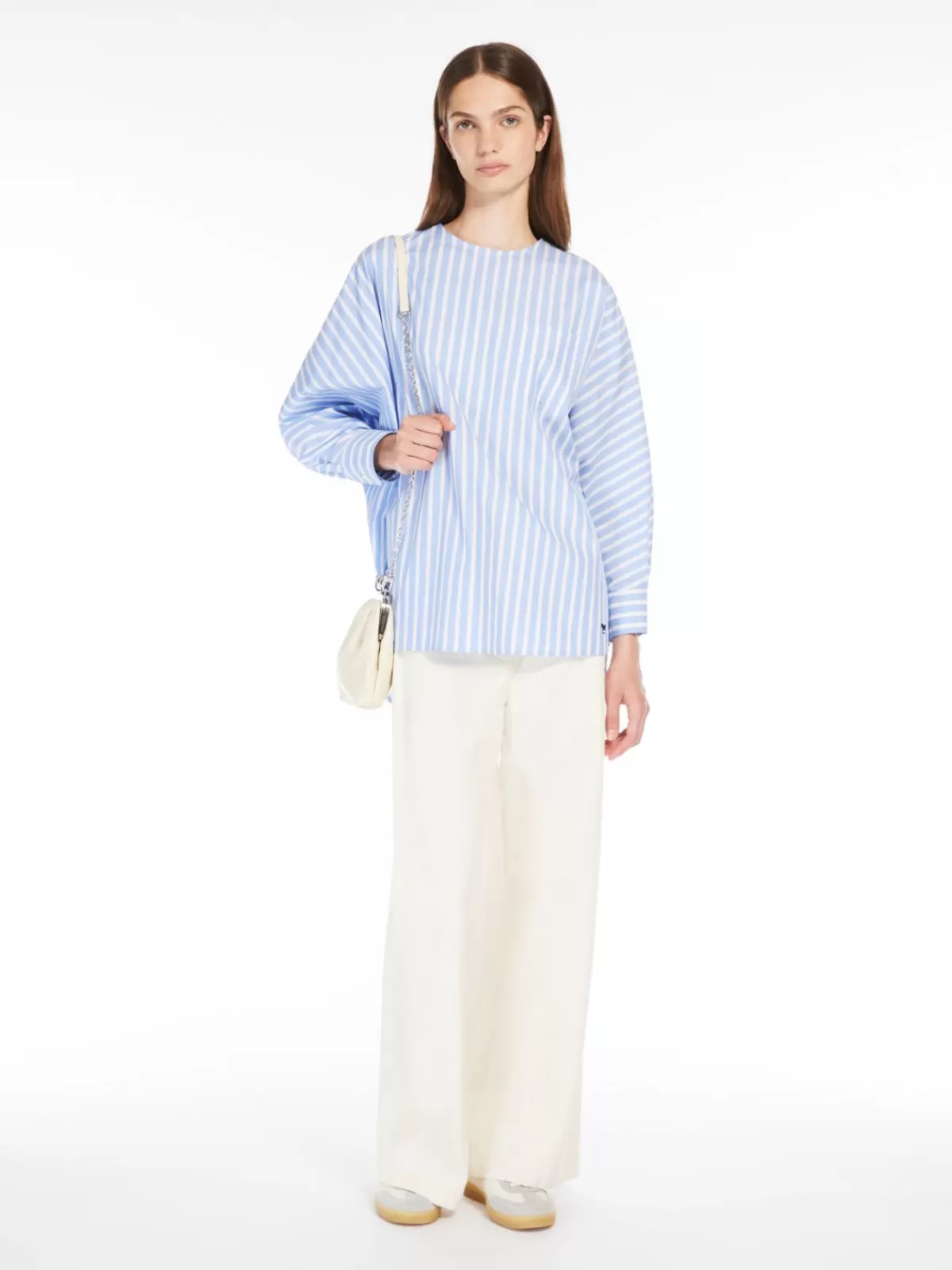 Blouses*Max Mara Cotton poplin blouse LIGHTBLUE