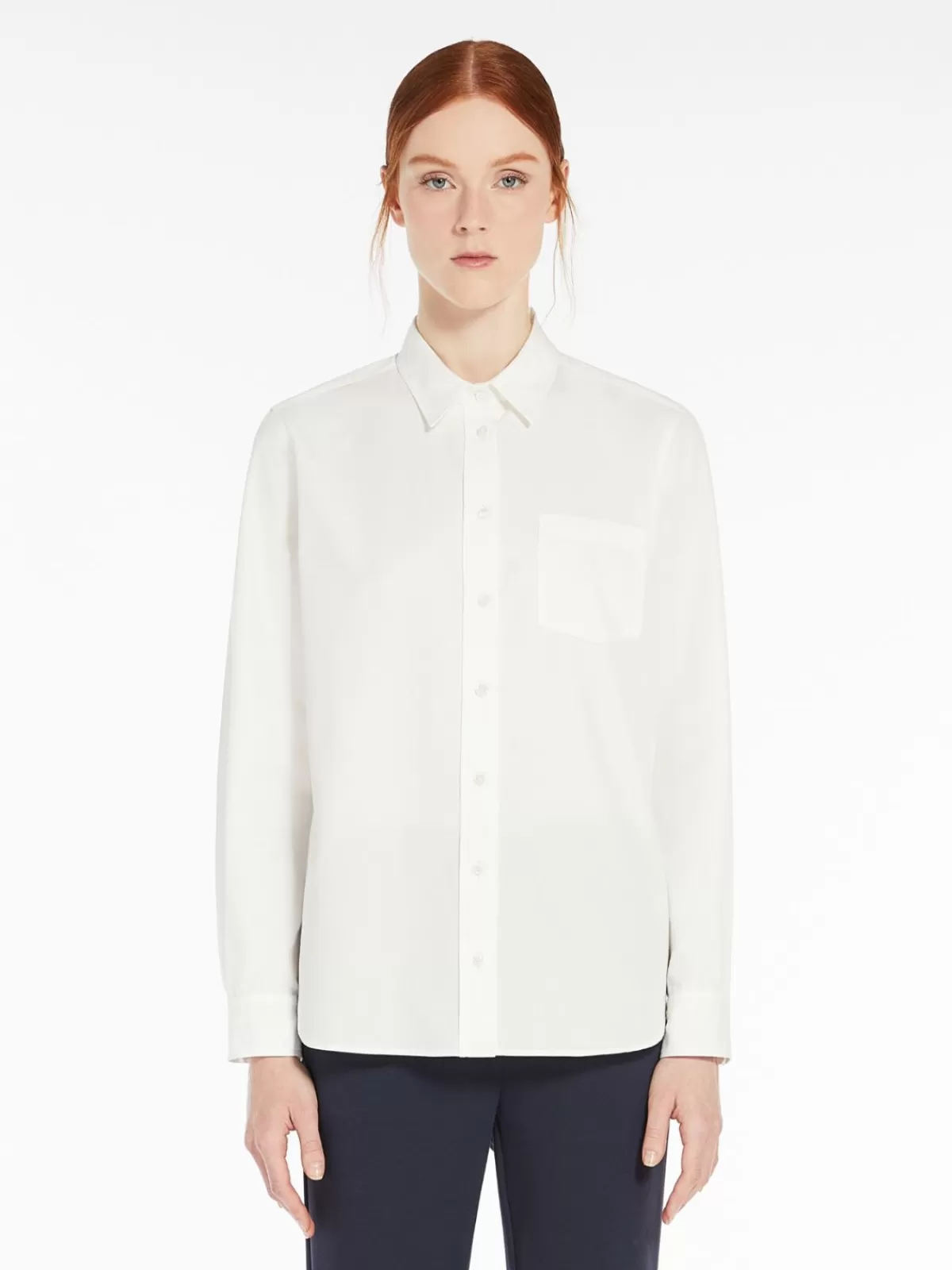 Blouses*Max Mara Cotton shirt WHITE