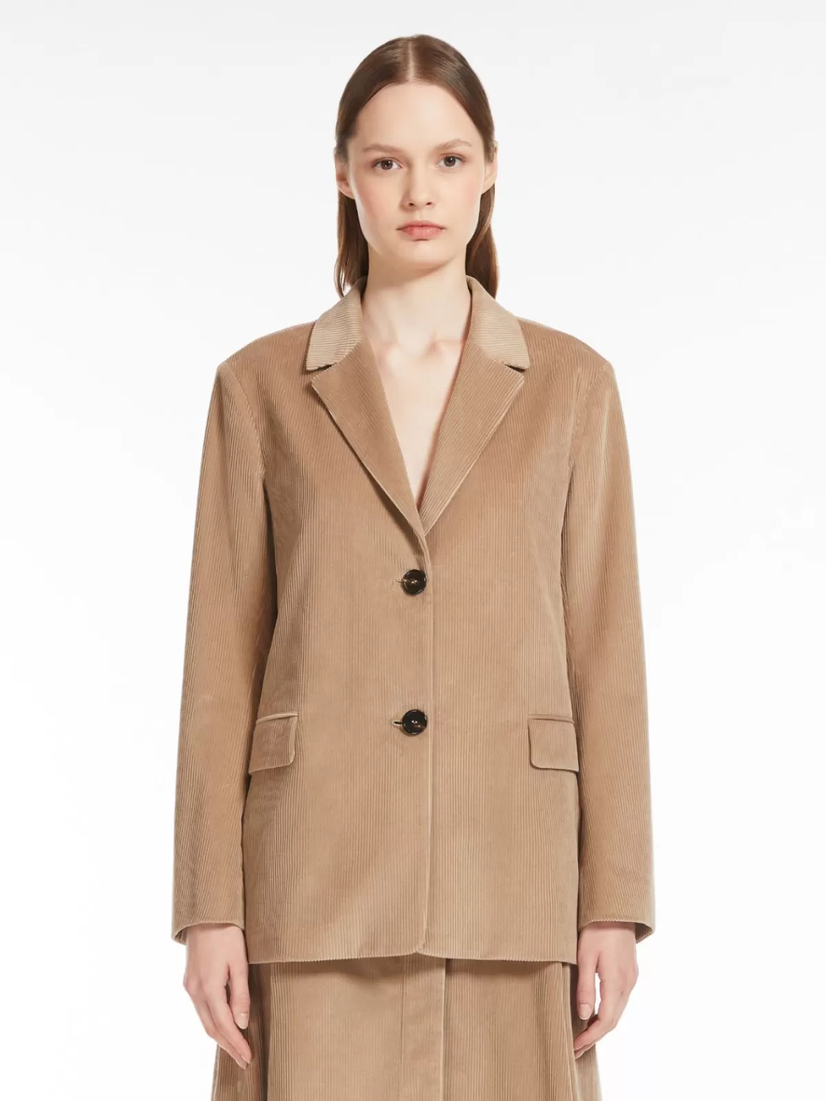 Jackets And Blazers | Suit*Max Mara Cotton velvet jacket SAND