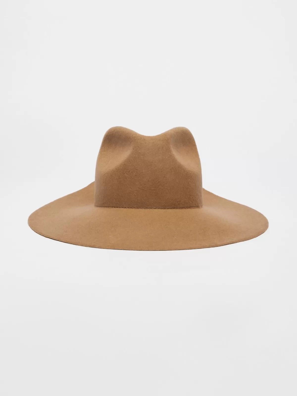 Hats*Max Mara Felt cap CAMEL