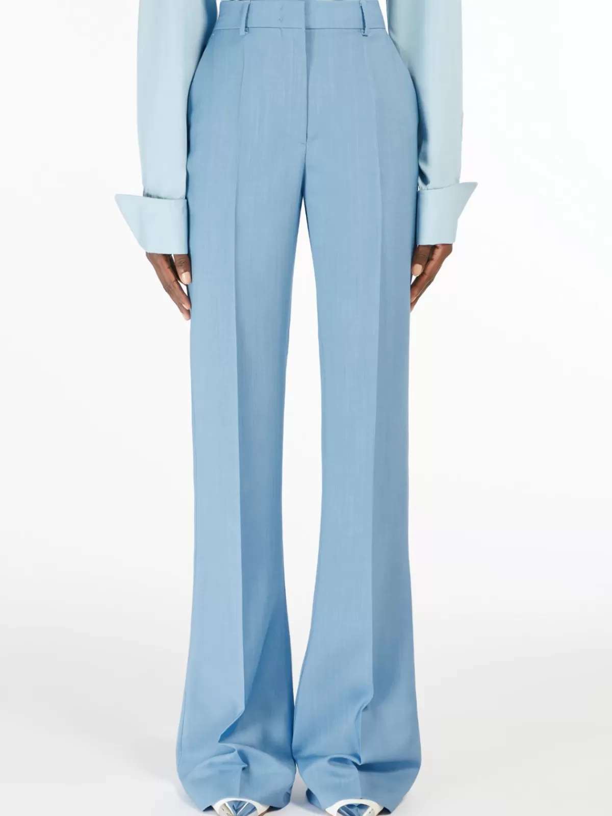 Trousers And Jeans | Suit*Max Mara Flared slim-fit trousers SKYBLUE