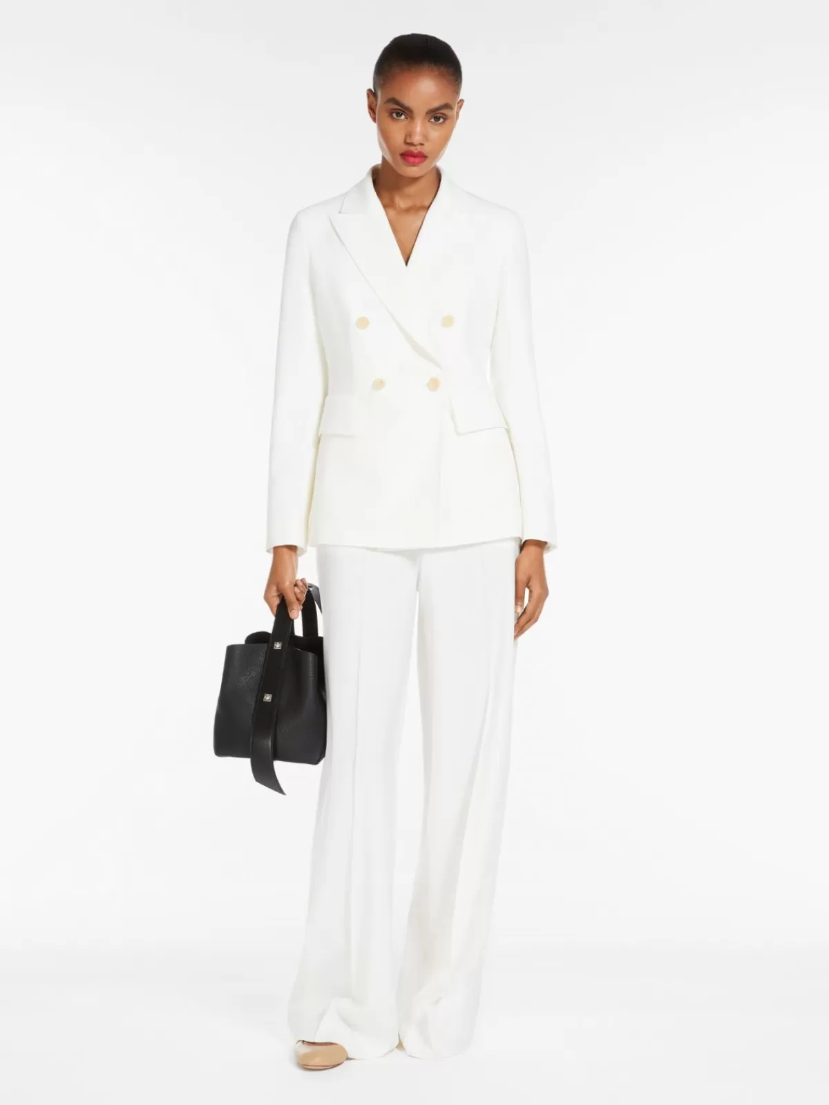 Jackets And Blazers | Suit*Max Mara Gabardine wool blazer WHITE