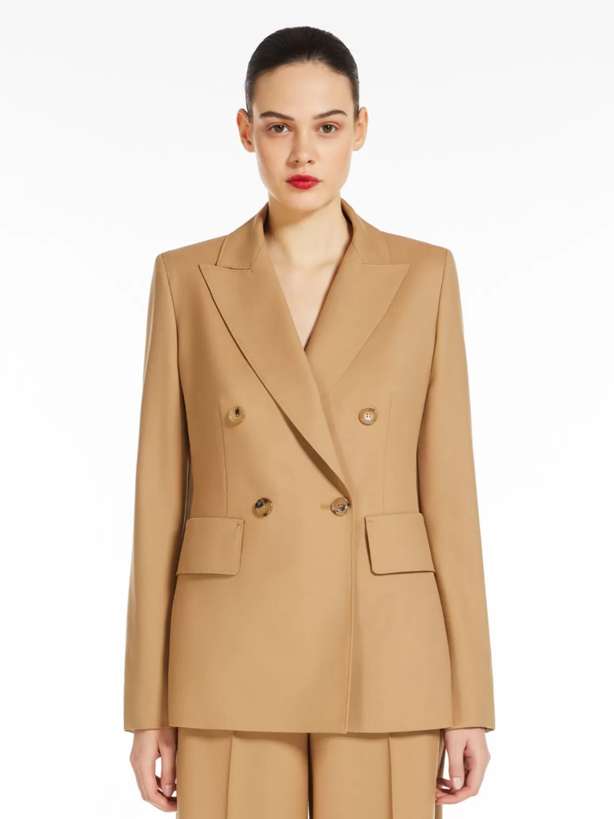 Jackets And Blazers | Suit*Max Mara Gabardine wool blazer HONEY