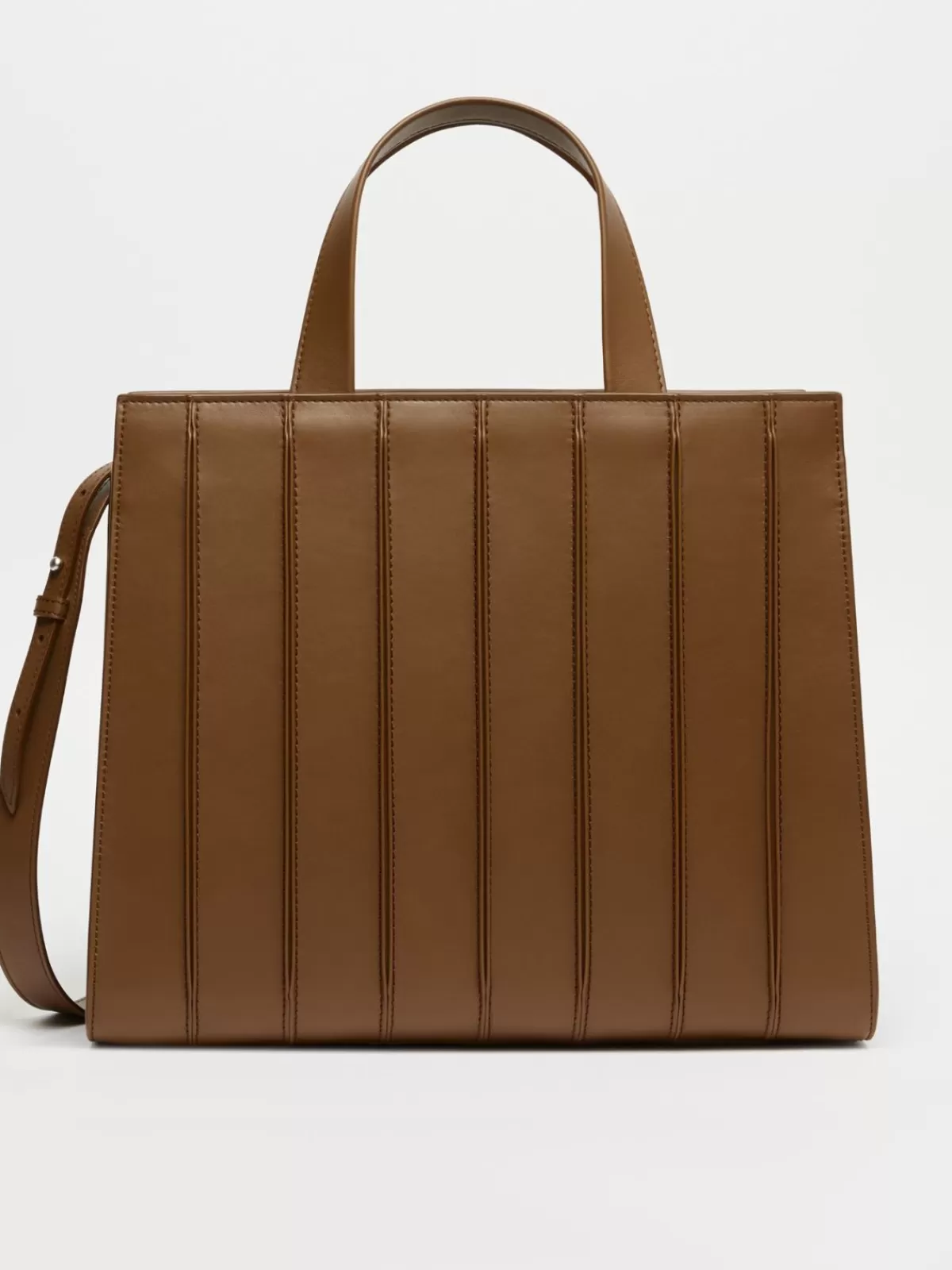 Whitney Bag*Max Mara Large leather Whitney Bag TOBACCO