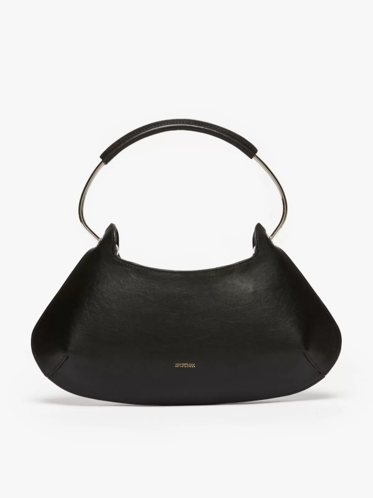 Sportmax Bag*Max Mara Medium leather Caju bag BLACK