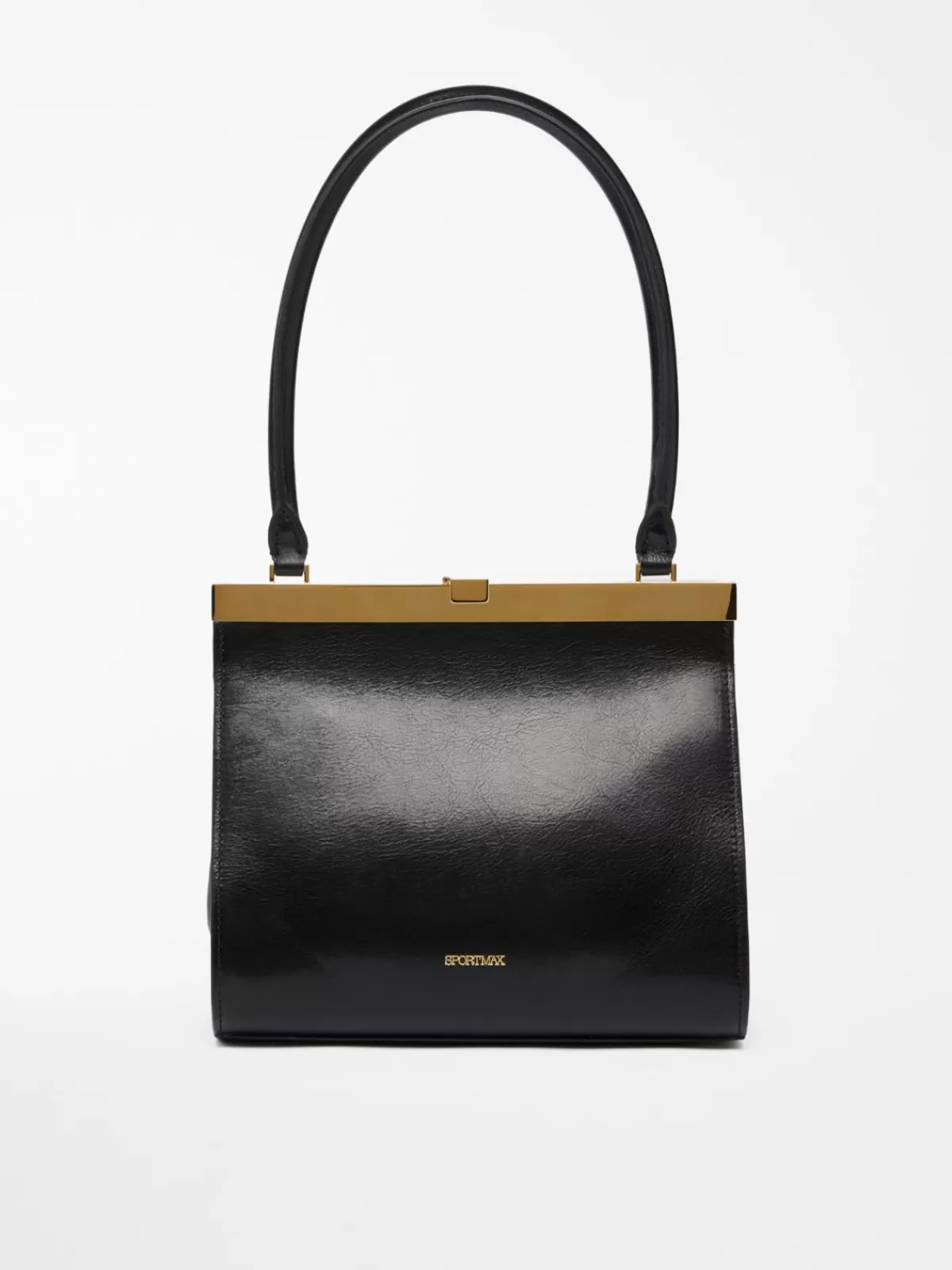 Sportmax Bag*Max Mara Medium leather Lizzie Bag BLACK