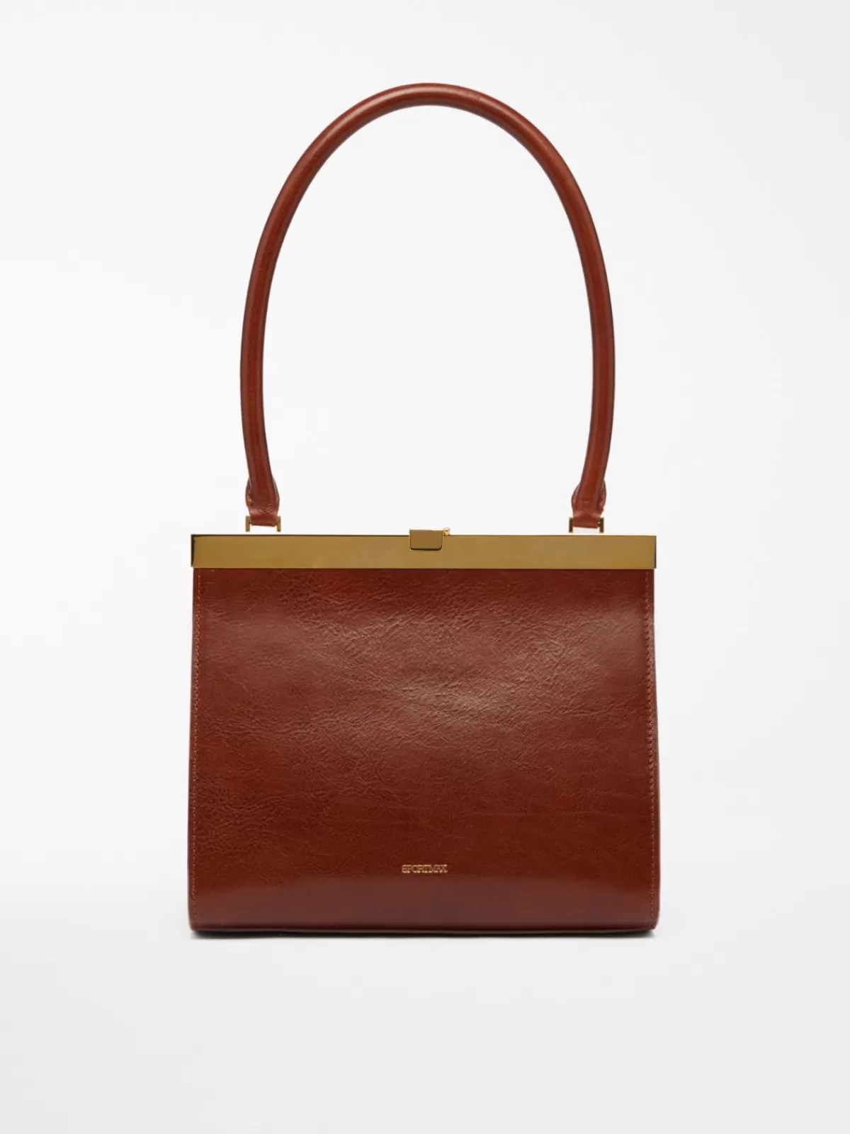 Sportmax Bag*Max Mara Medium leather Lizzie Bag TOBACCO