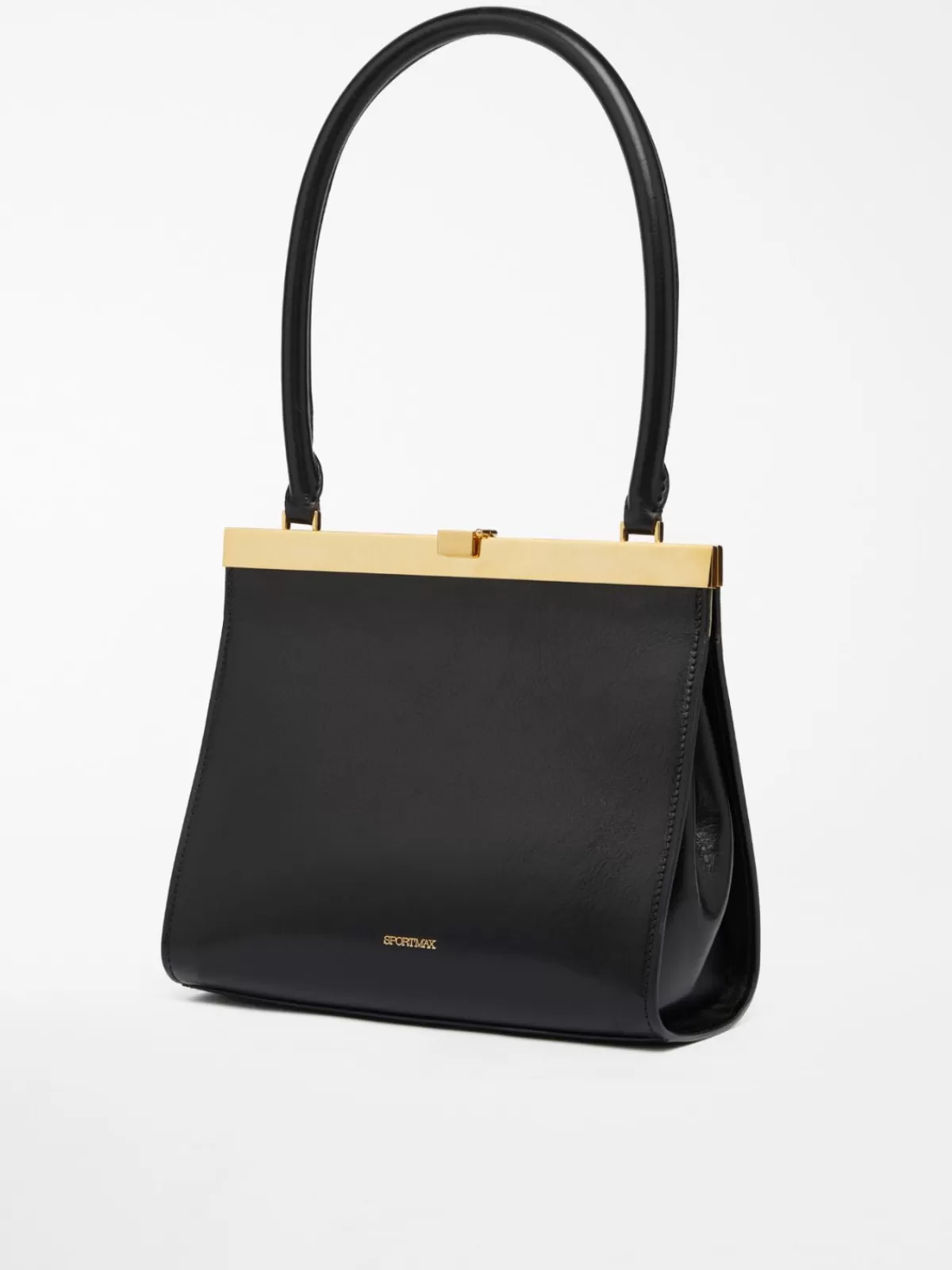 Sportmax Bag*Max Mara Medium leather Lizzie Bag BLACK