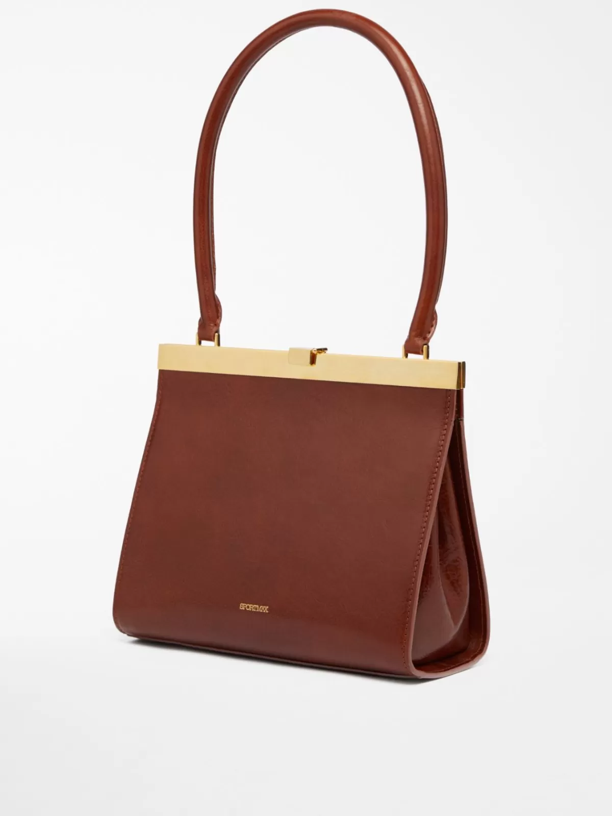 Sportmax Bag*Max Mara Medium leather Lizzie Bag TOBACCO