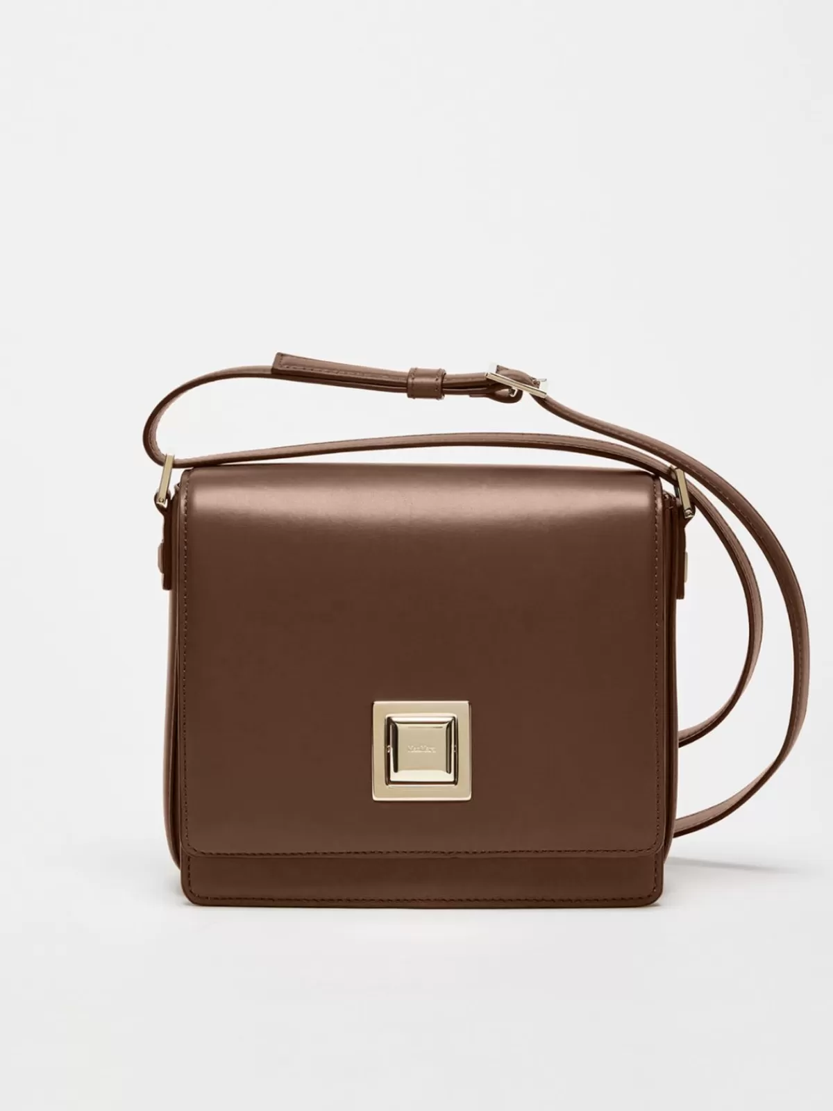 Mm Bag*Max Mara Medium leather MM Bag BROWN