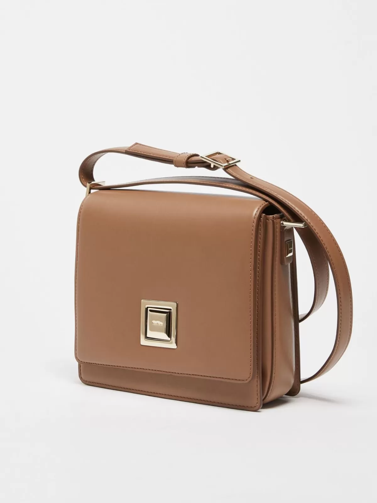 Mm Bag*Max Mara Medium leather MM Bag HAZELNUTBROWN