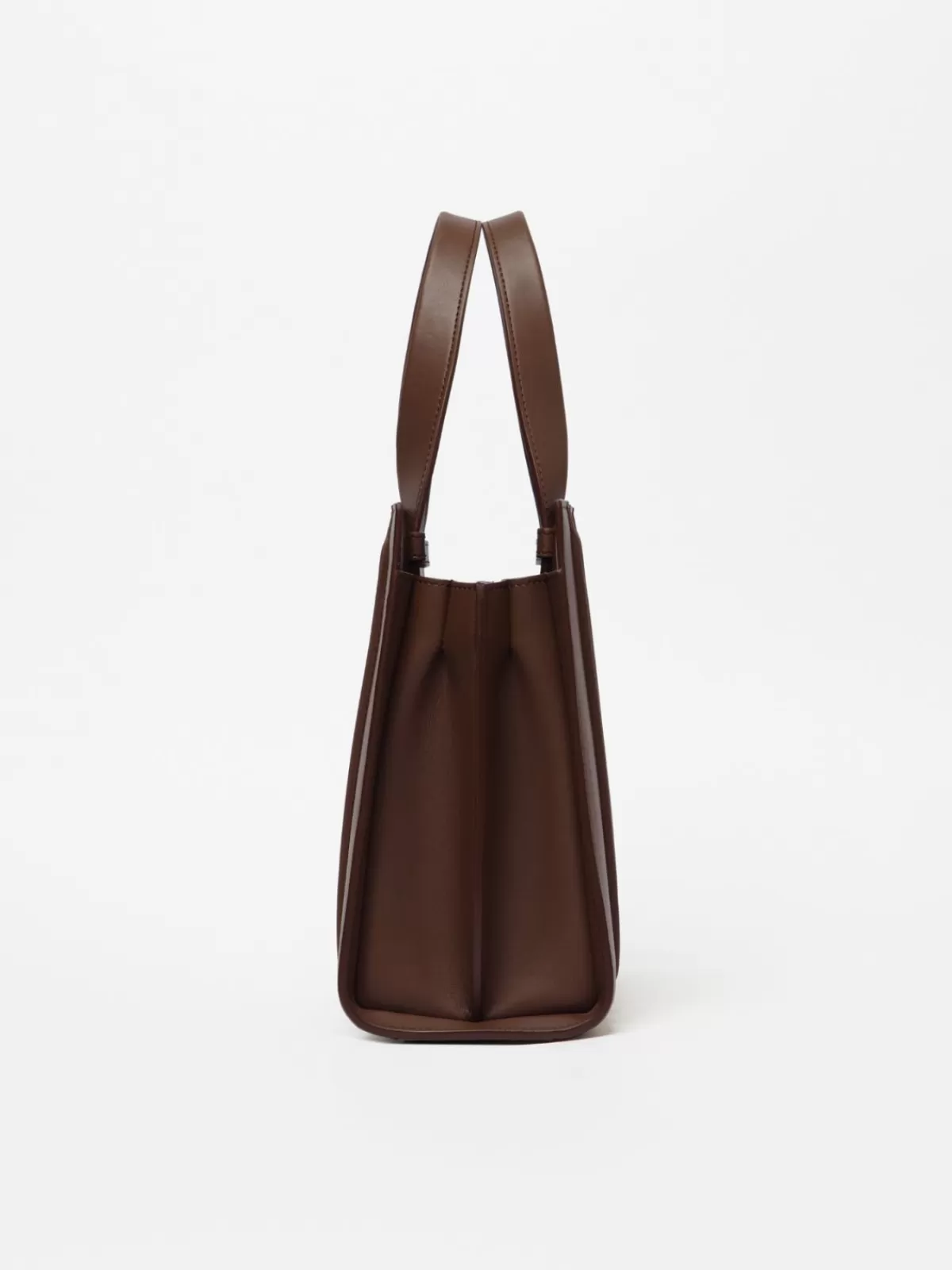 Whitney Bag*Max Mara Medium leather Whitney Bag DARKBROWN