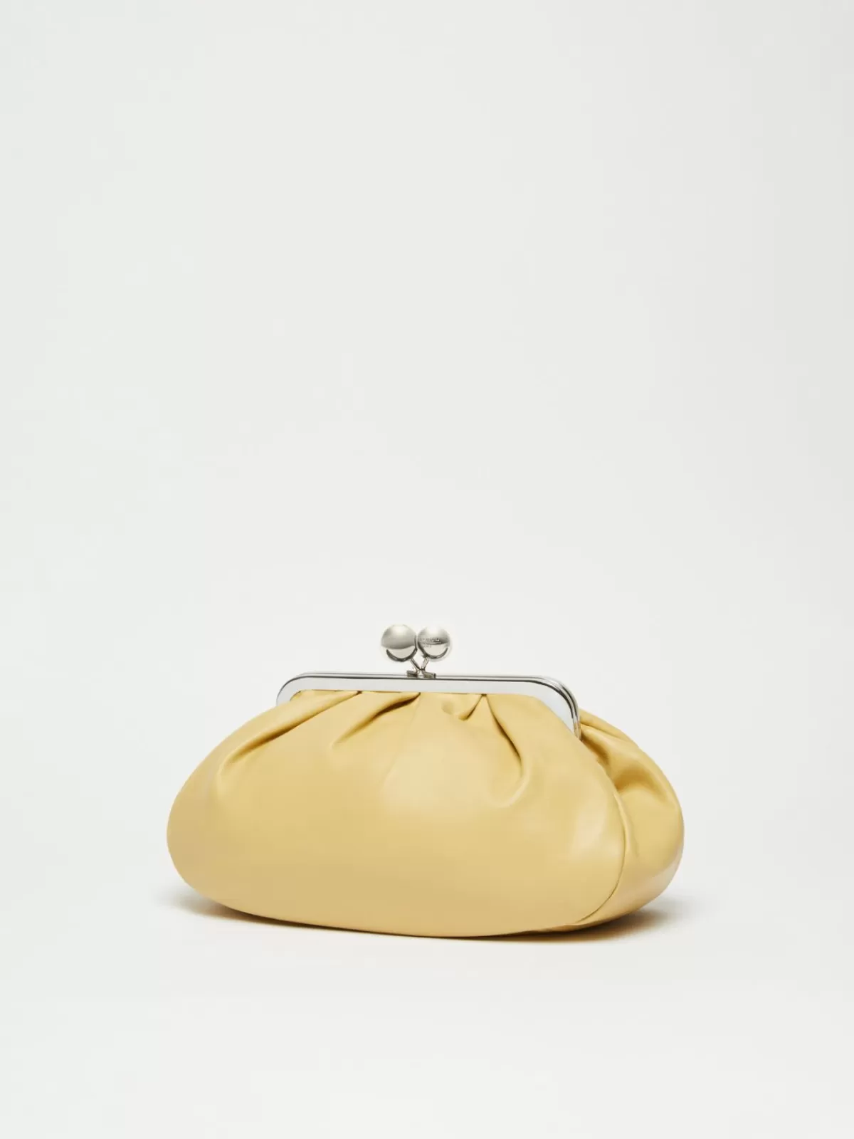 Weekend Bag*Max Mara Medium Nappa leather Pasticcino Bag MUSTARD