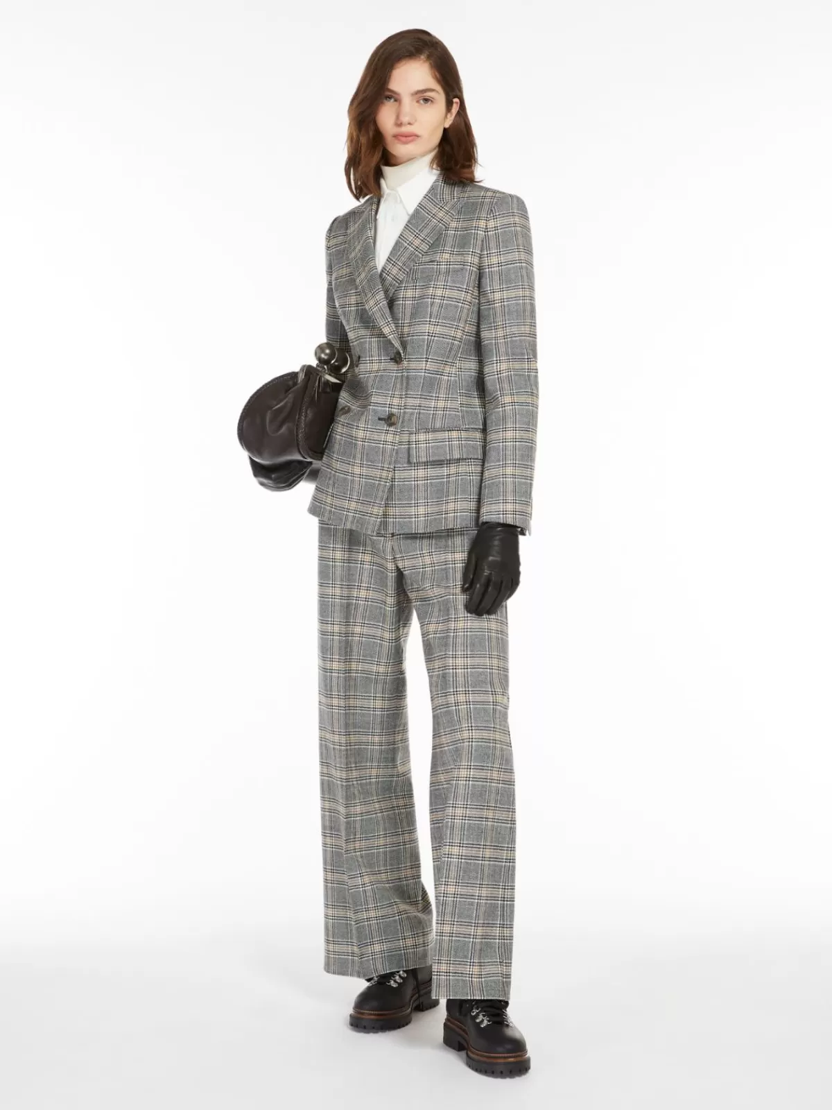 Jackets And Blazers | Suit*Max Mara Patterned wool blazer BLACK