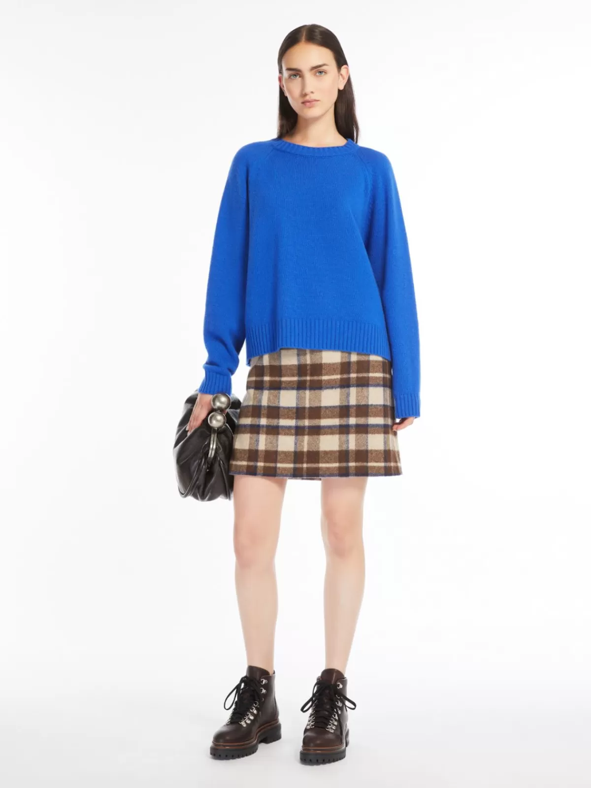 Knitwear*Max Mara Relaxed-fit wool sweater CORNFLOWERBLUE