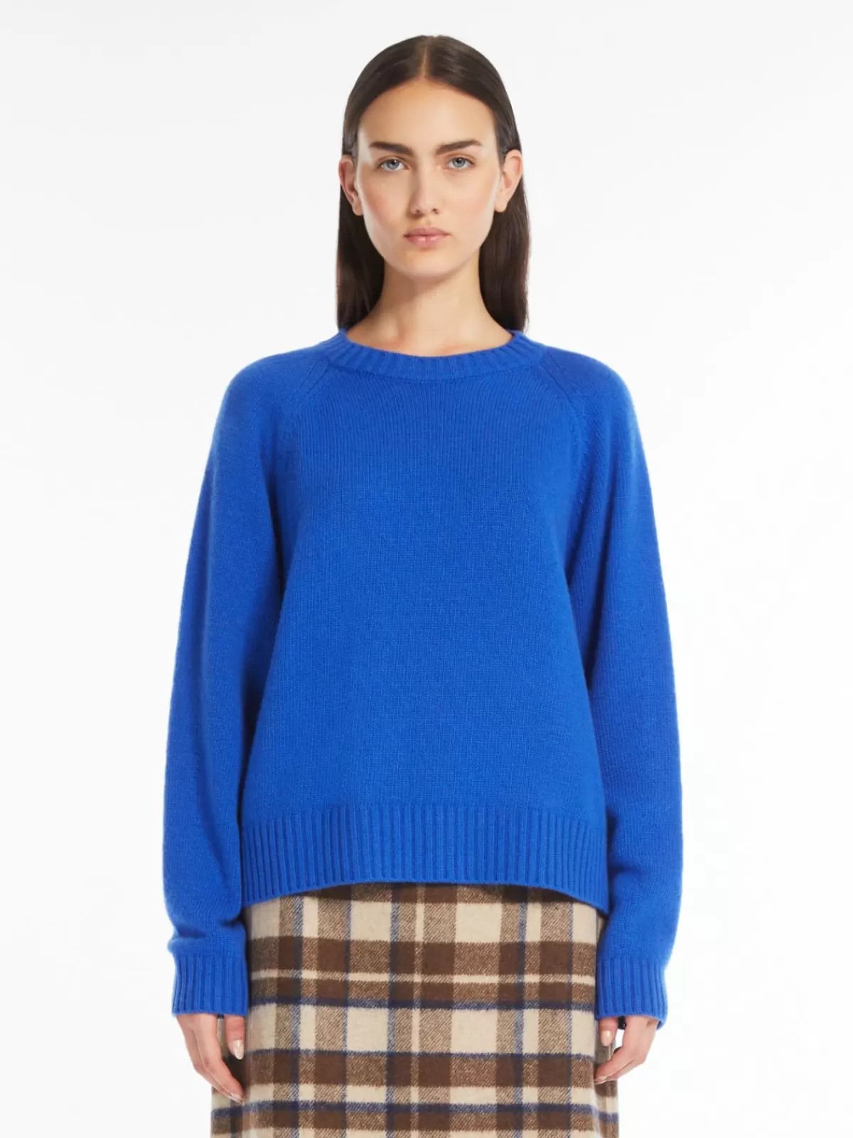 Knitwear*Max Mara Relaxed-fit wool sweater CORNFLOWERBLUE