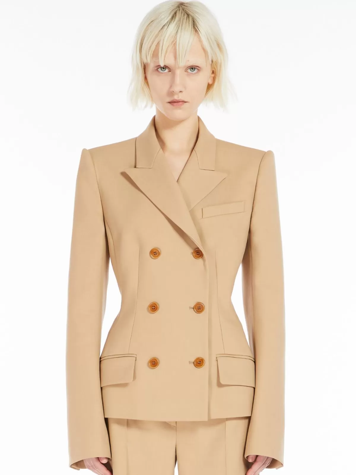 Jackets And Blazers | Suit*Max Mara Slim-fit double-breasted blazer CARAMEL