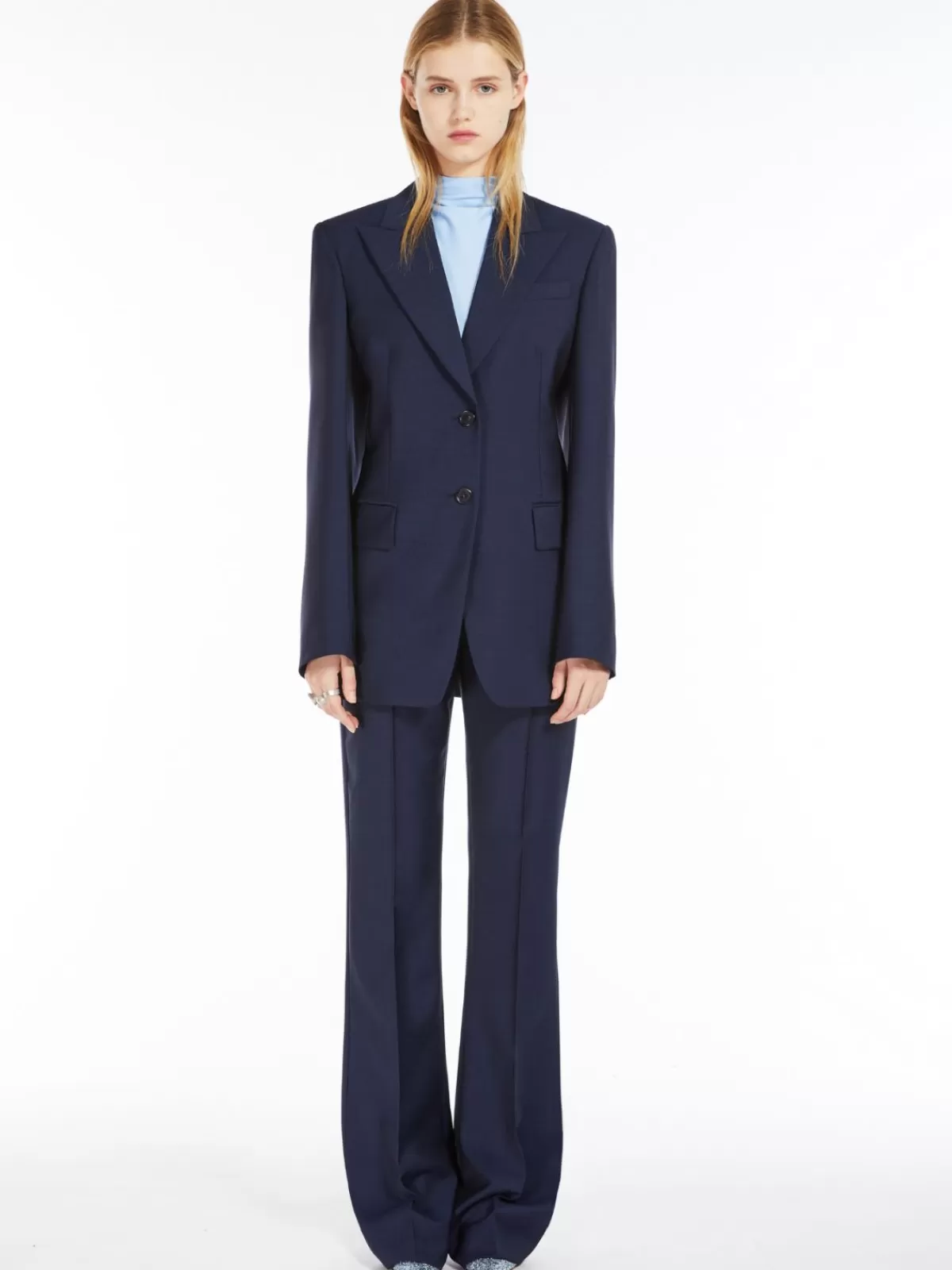 Jackets And Blazers | Suit*Max Mara Slim-fit tailored blazer ULTRAMARINE