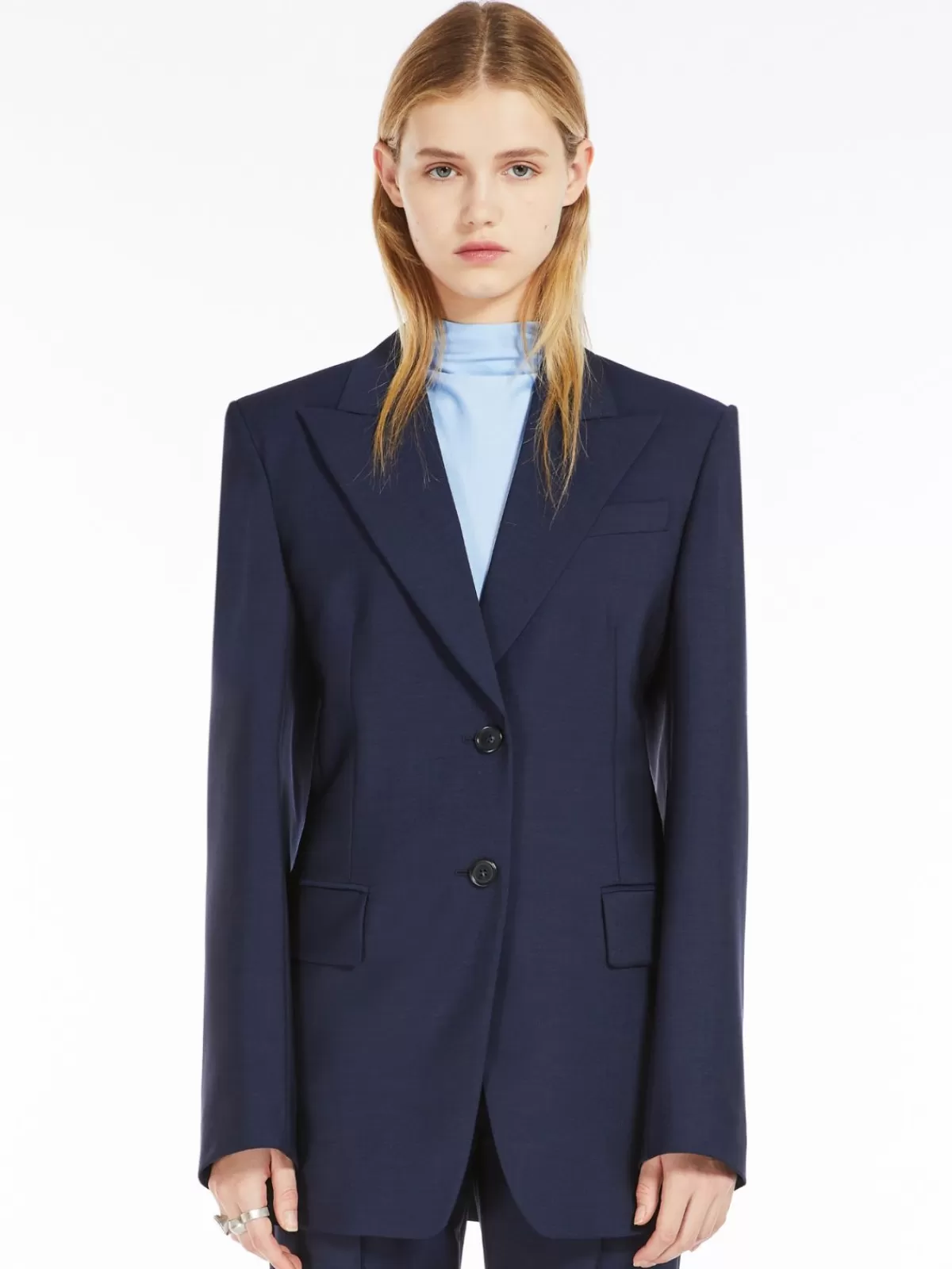 Jackets And Blazers | Suit*Max Mara Slim-fit tailored blazer ULTRAMARINE