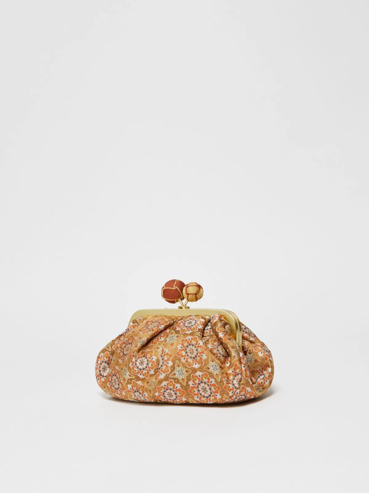 Weekend Bag*Max Mara Small jacquard Pasticcino Bag CAMEL