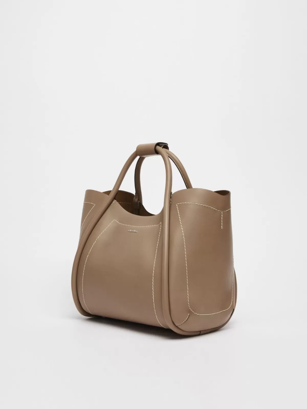 Marine Bag*Max Mara Small leather Marine Bag COLONIAL