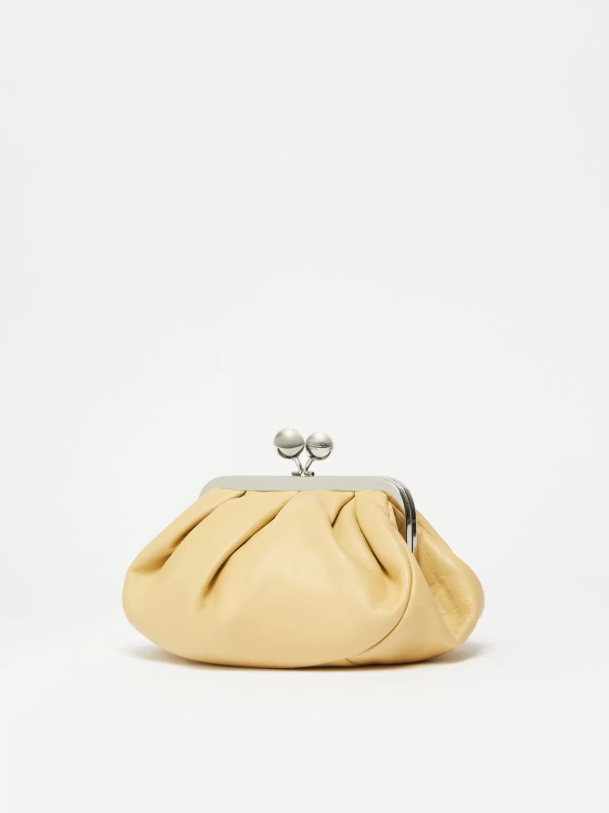 Weekend Bag*Max Mara Small Nappa leather Pasticcino Bag MUSTARD