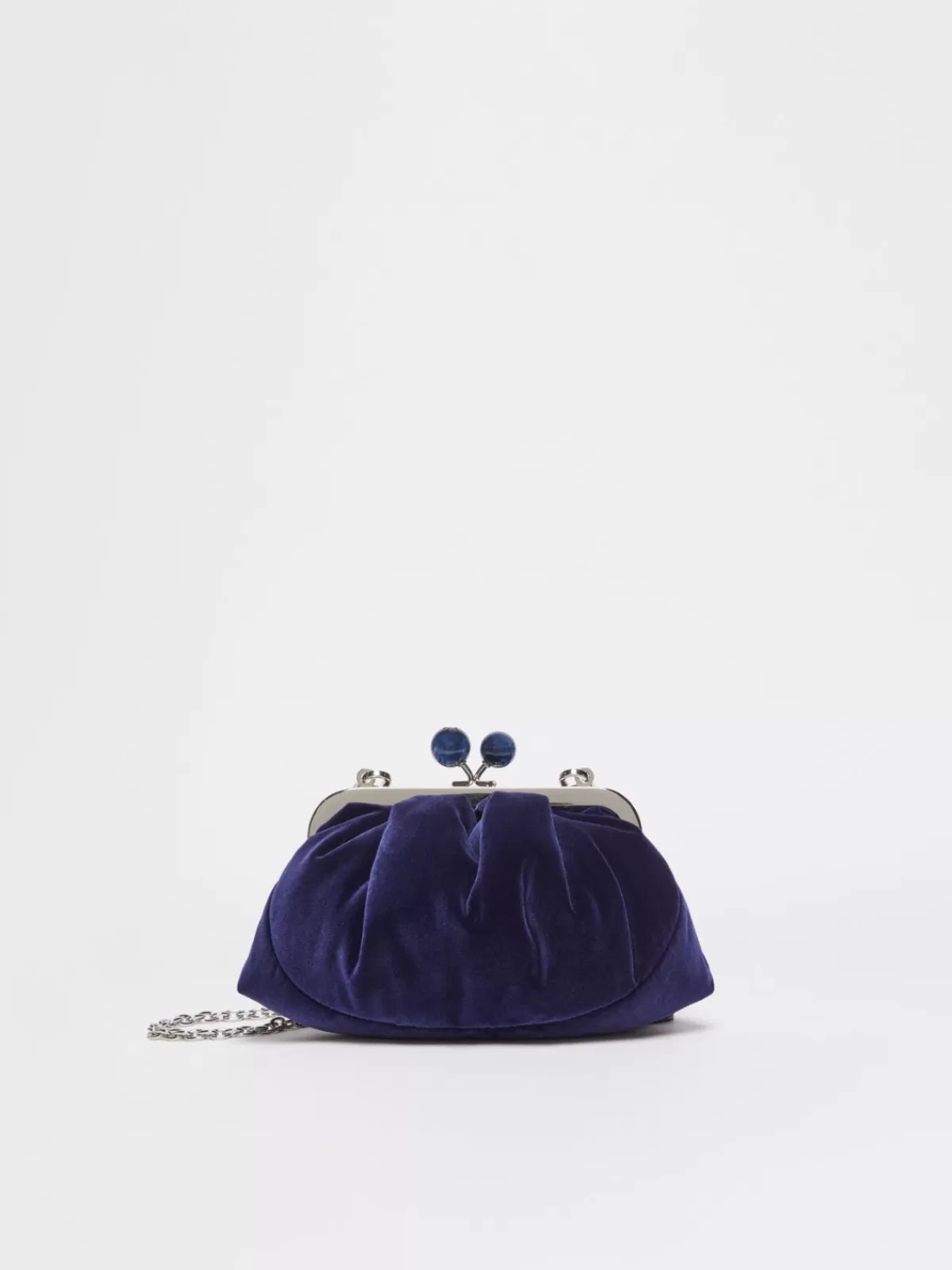 Weekend Bag*Max Mara Small velvet Pasticcino Bag ULTRAMARINE