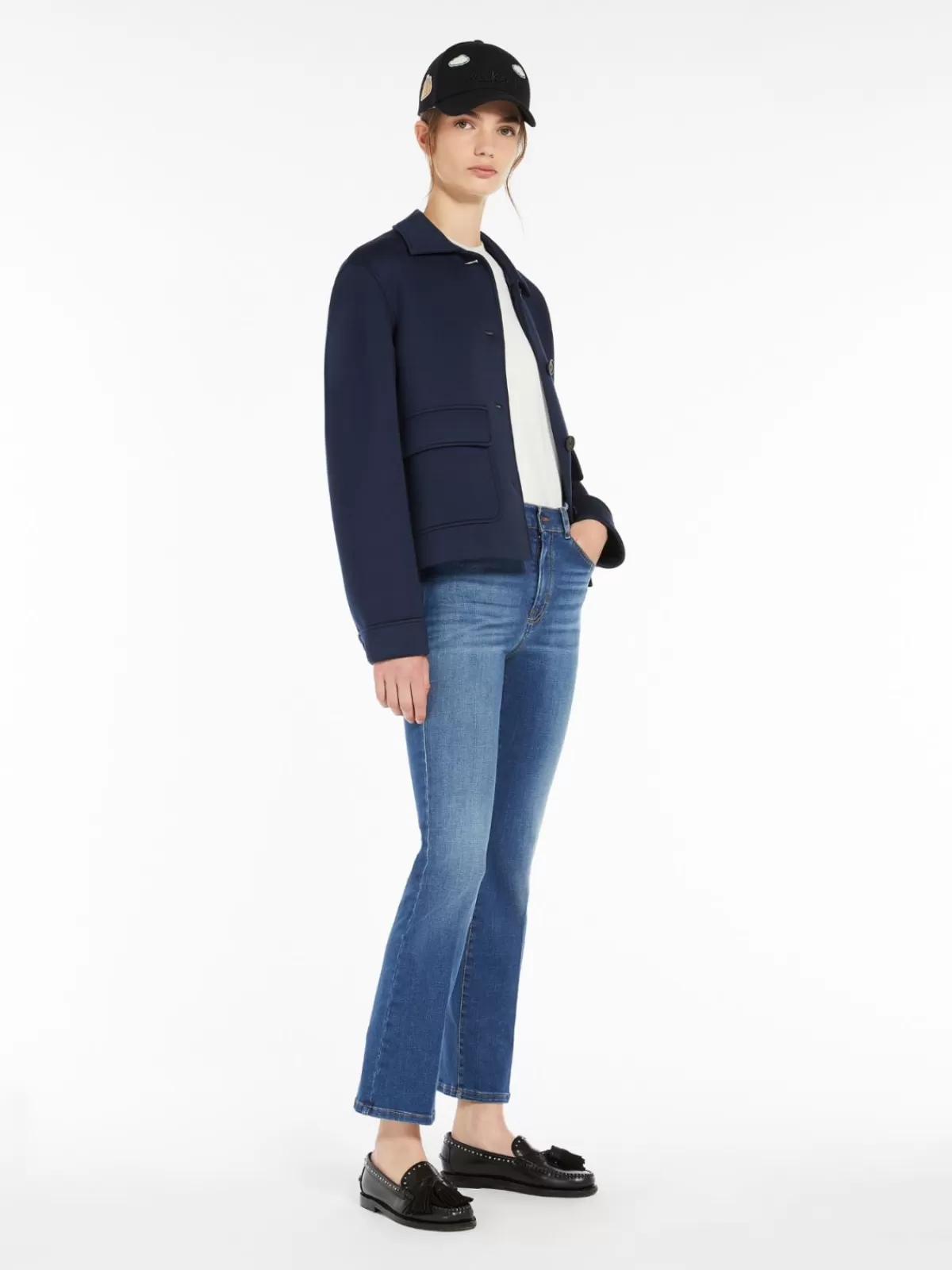 Jackets And Blazers*Max Mara Technical jersey blazer NAVY