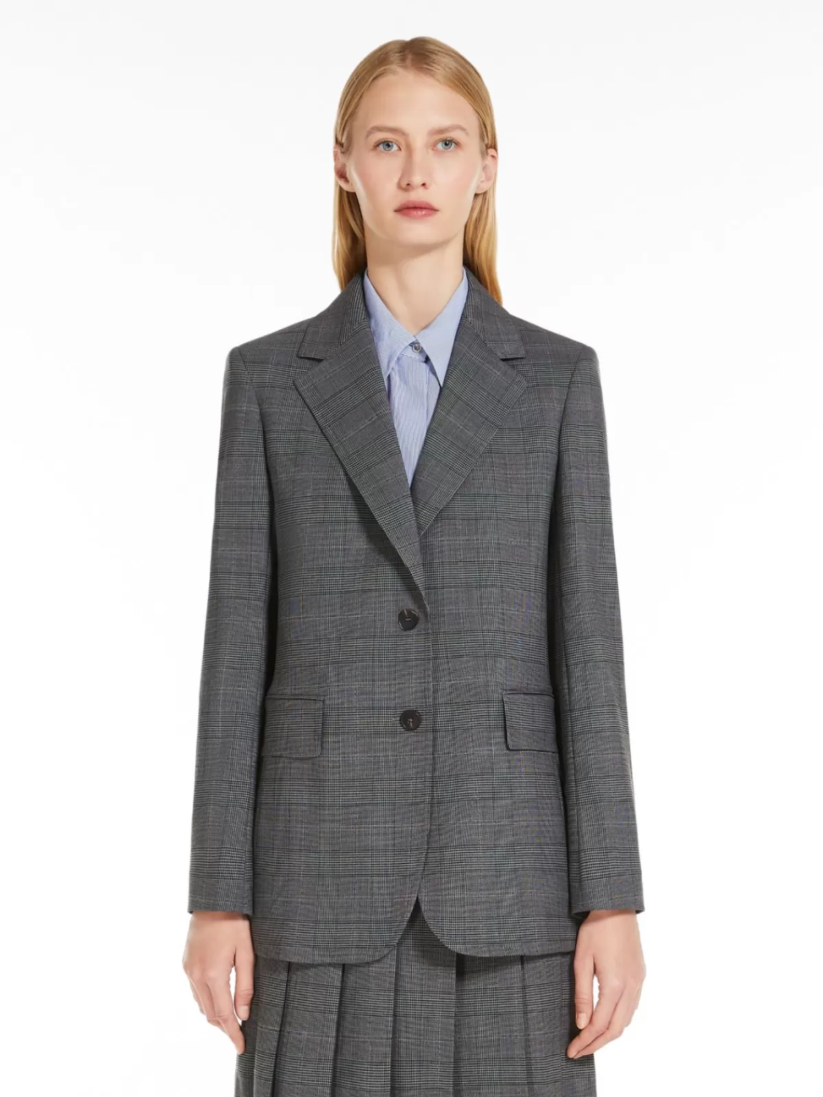 Jackets And Blazers*Max Mara Wool Batavia blazer MEDIUMGREY