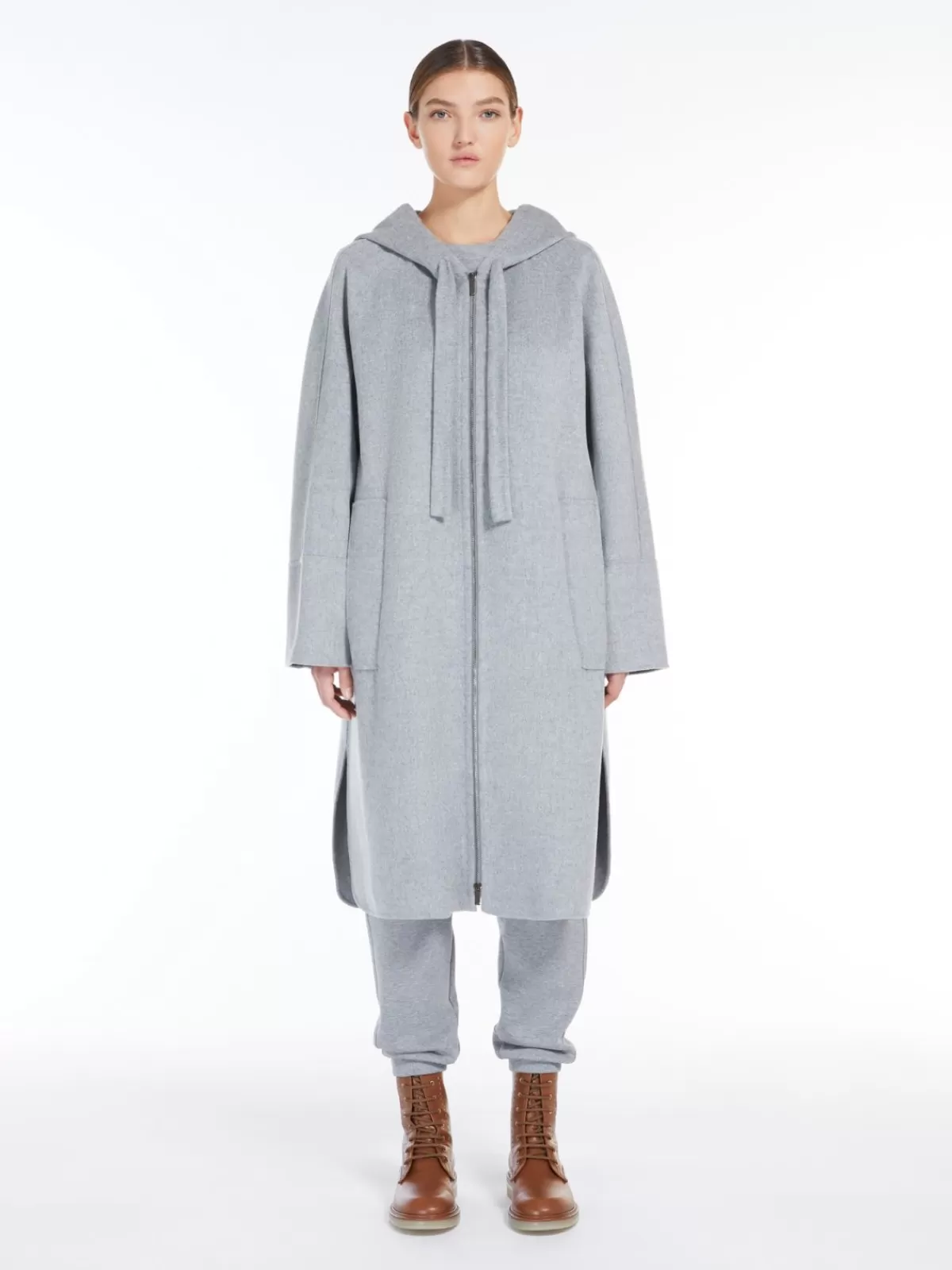 Coats*Max Mara Wool coat LIGHTGREY