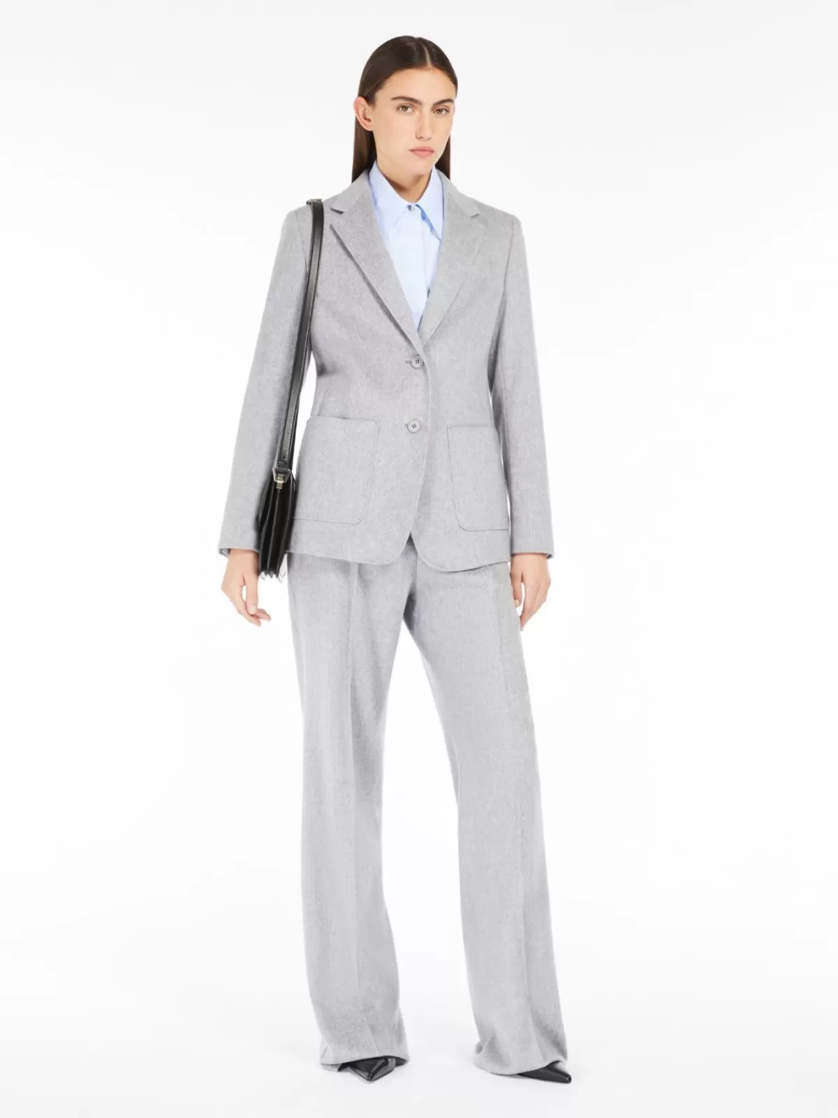 Jackets And Blazers | Suit*Max Mara Wool single-breasted jacket MEDIUMGREY