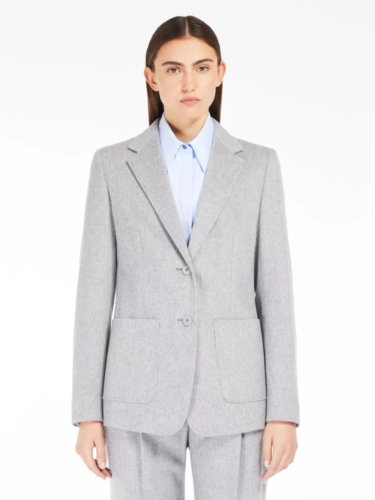 Jackets And Blazers | Suit*Max Mara Wool single-breasted jacket MEDIUMGREY